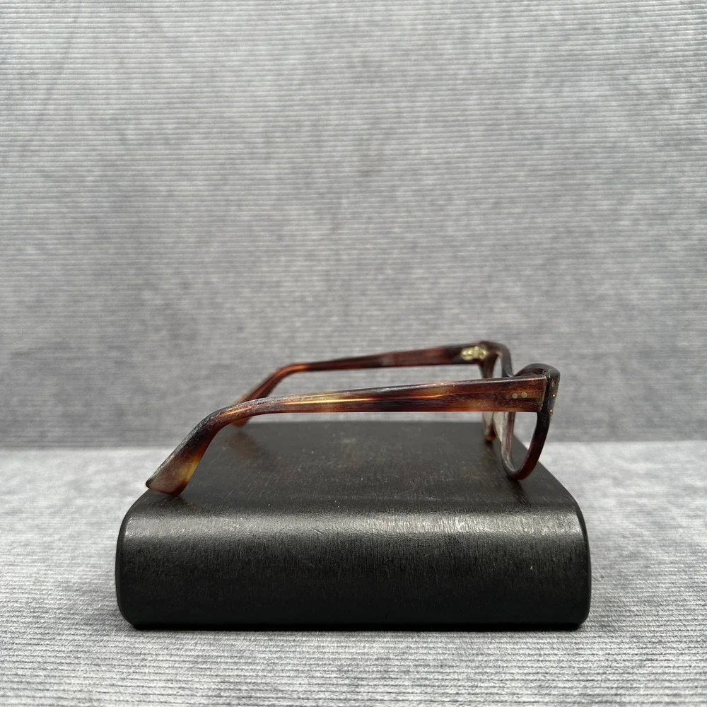 Vintage Cat Eye Y2K Eyeglasses Tortoiseshell Rhinestone Embellished Brown Frames